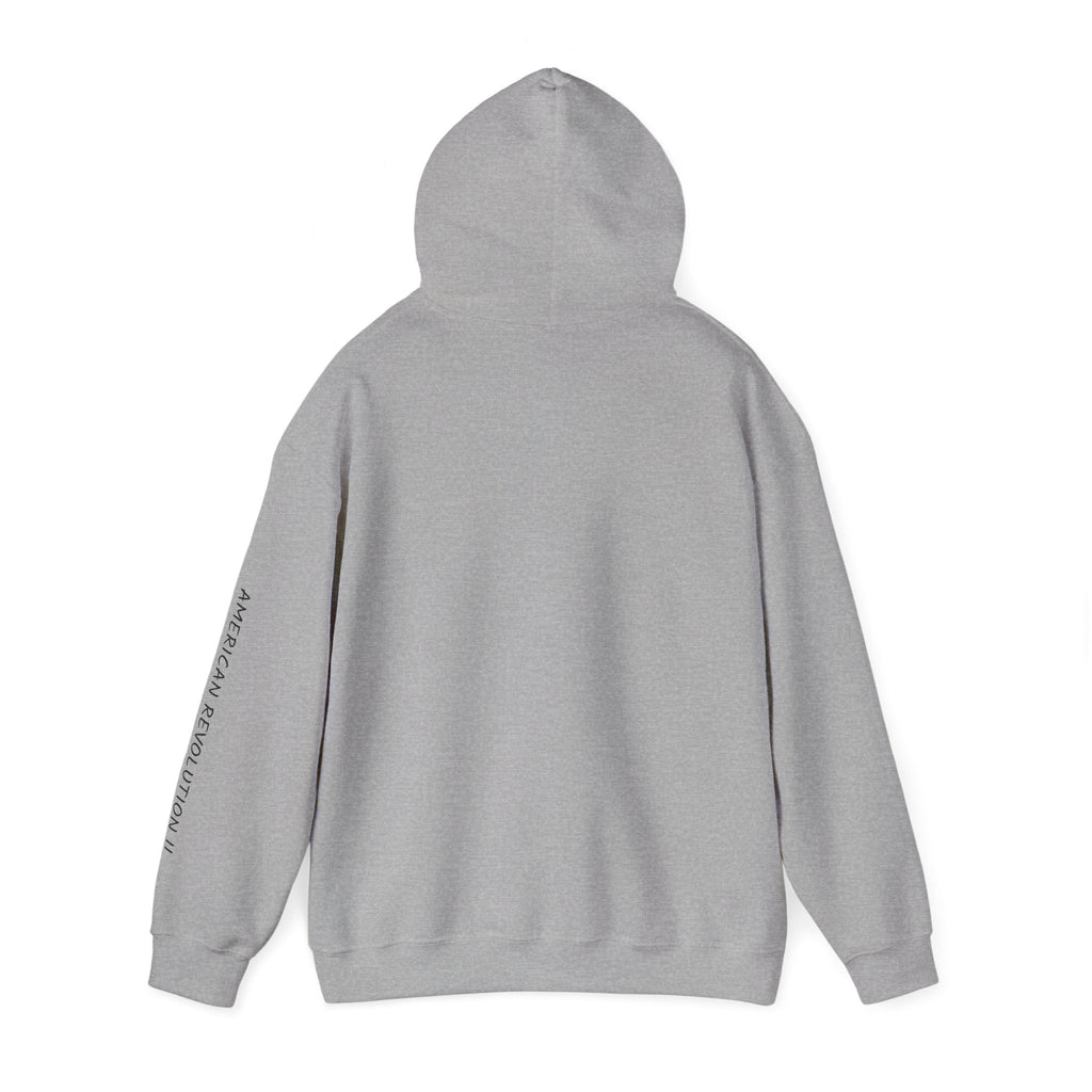 America in Distress Hoodie — Patriotic Eagle Flag Sweatshirt ("American Revolution")