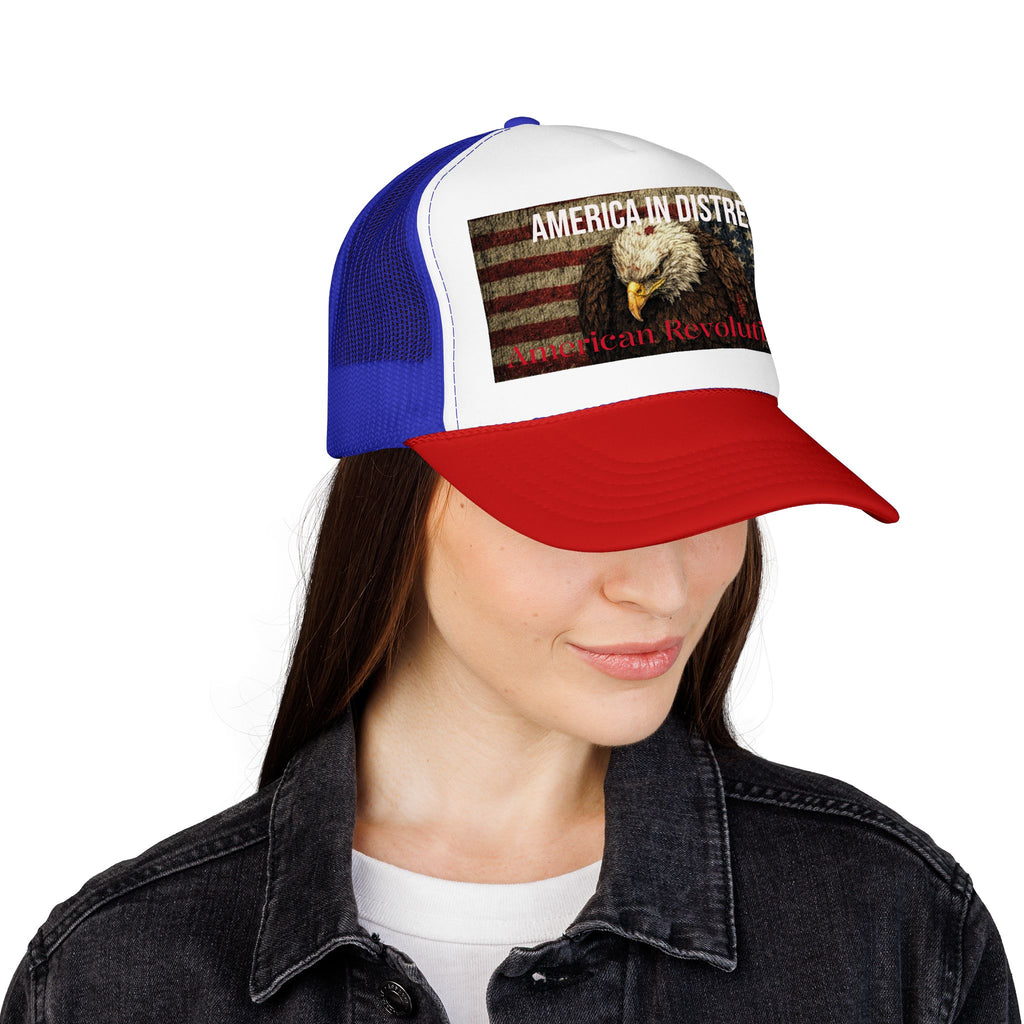 America In Distress Trucker Hat — Revolution Series