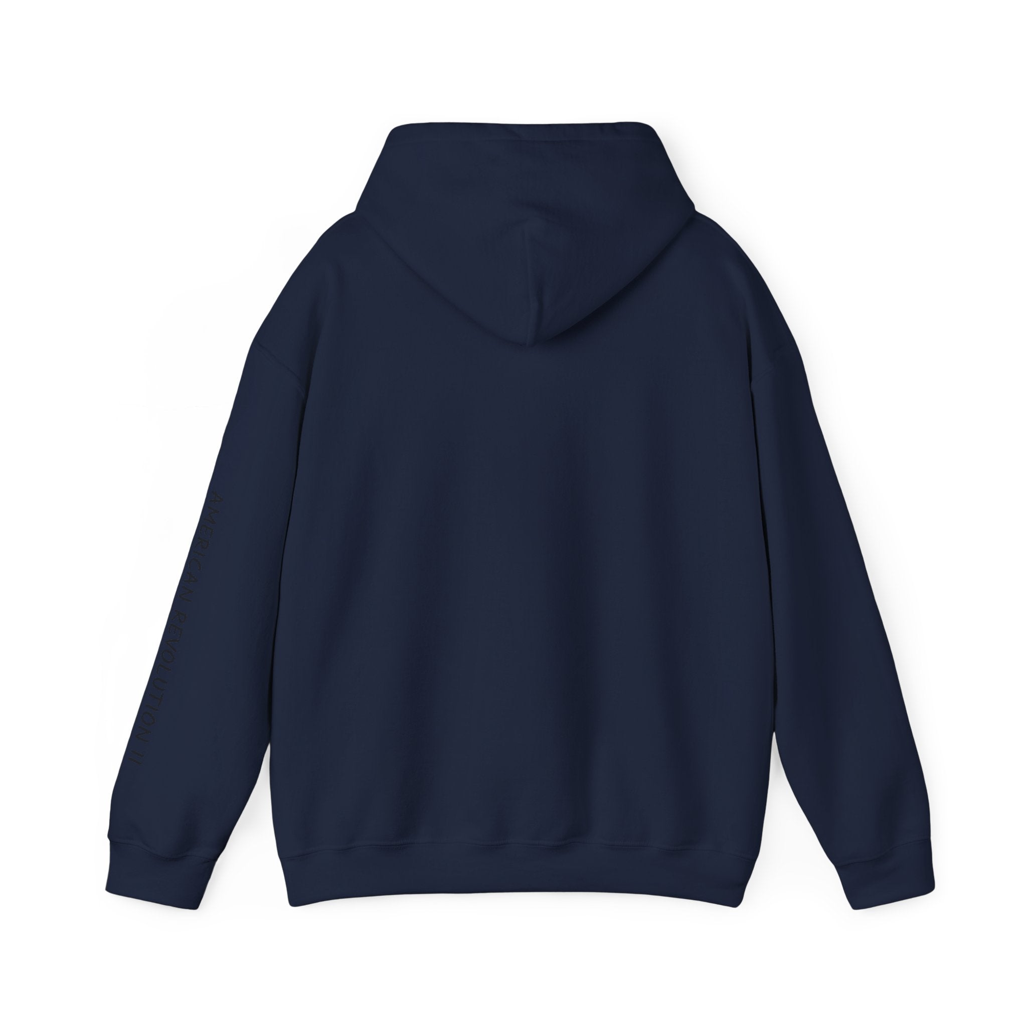 America in Distress Hoodie — Patriotic Eagle Flag Sweatshirt ("American Revolution")