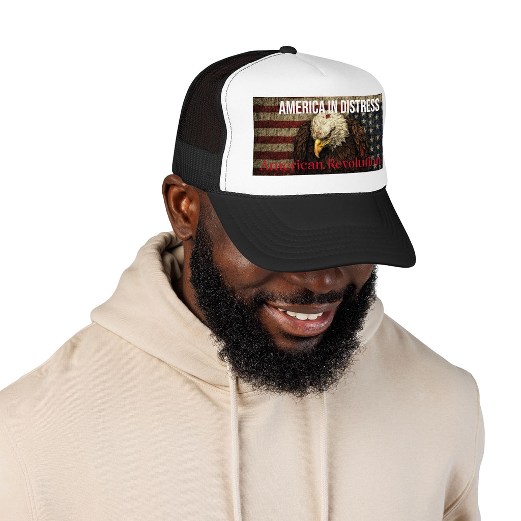 America In Distress Trucker Hat — Revolution Series