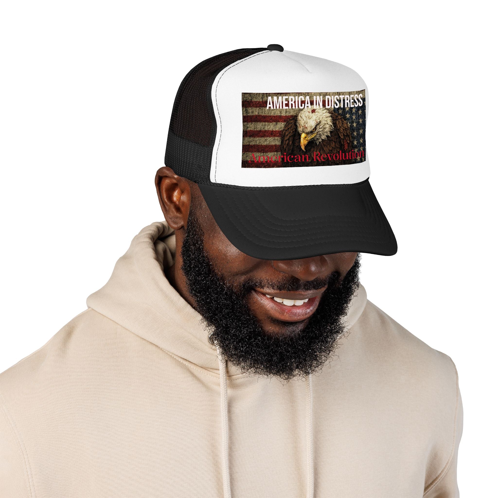 America In Distress Trucker Hat — Revolution Series
