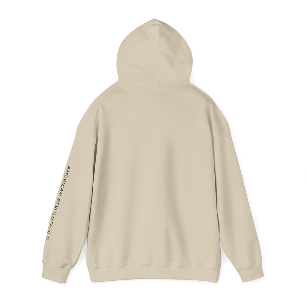 America in Distress Hoodie — Patriotic Eagle Flag Sweatshirt ("American Revolution")