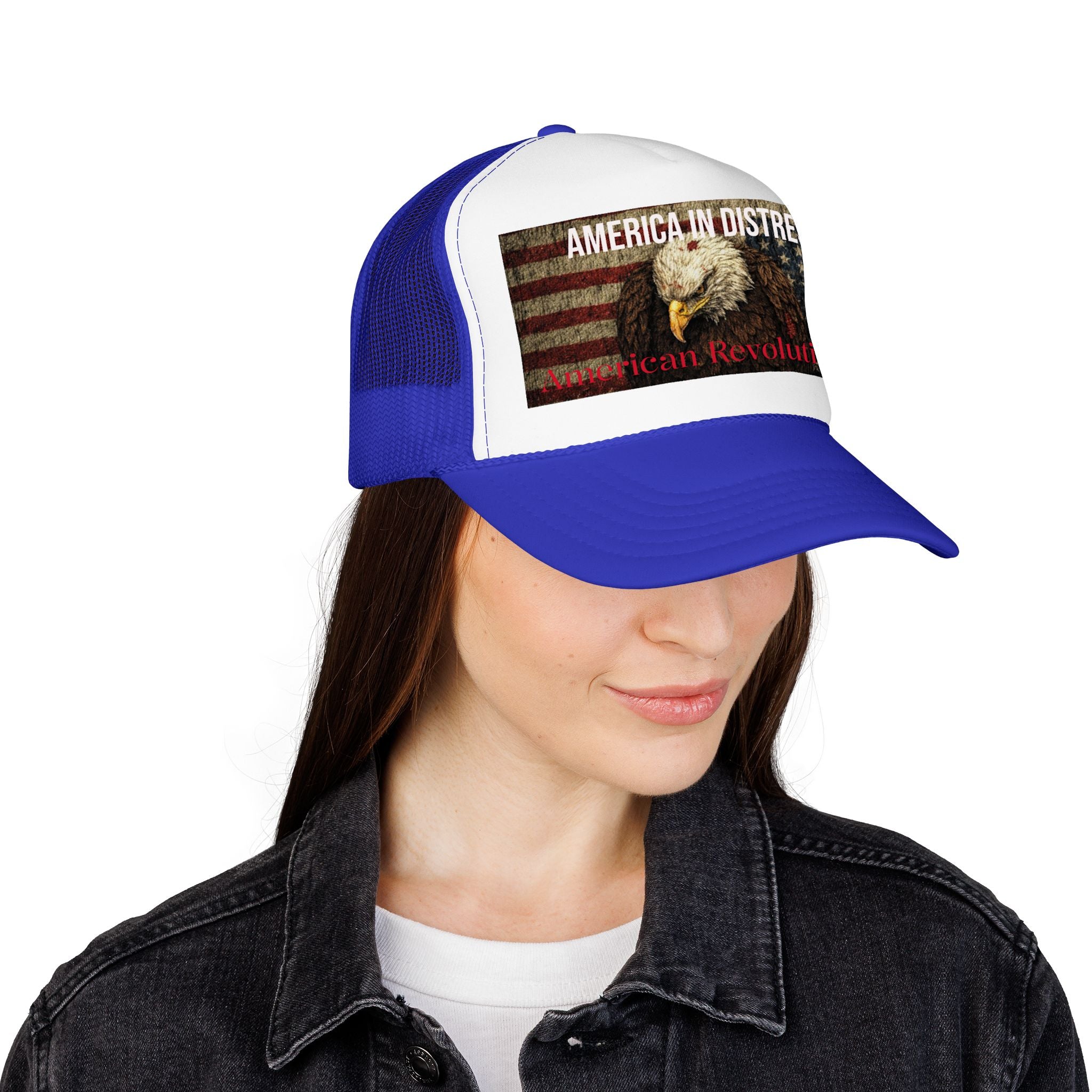 America In Distress Trucker Hat — Revolution Series