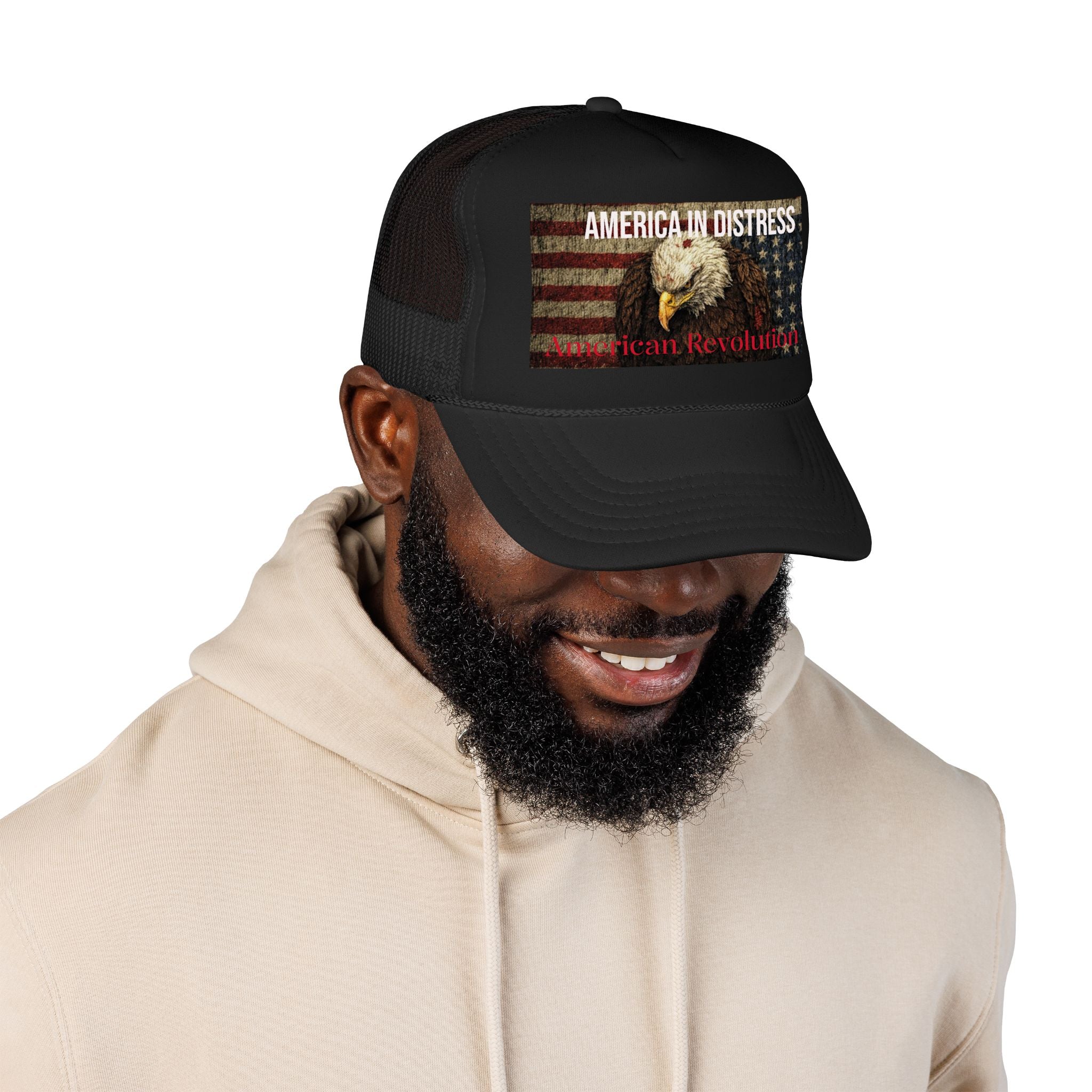 America In Distress Trucker Hat — Revolution Series
