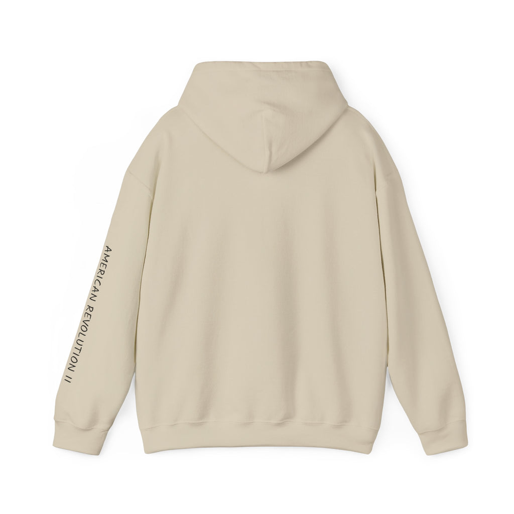 America in Distress Hoodie — Patriotic Eagle Flag Sweatshirt ("American Revolution")
