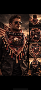 DISTRESSED AMERICAN KEFFIYEH (COMING SOON)