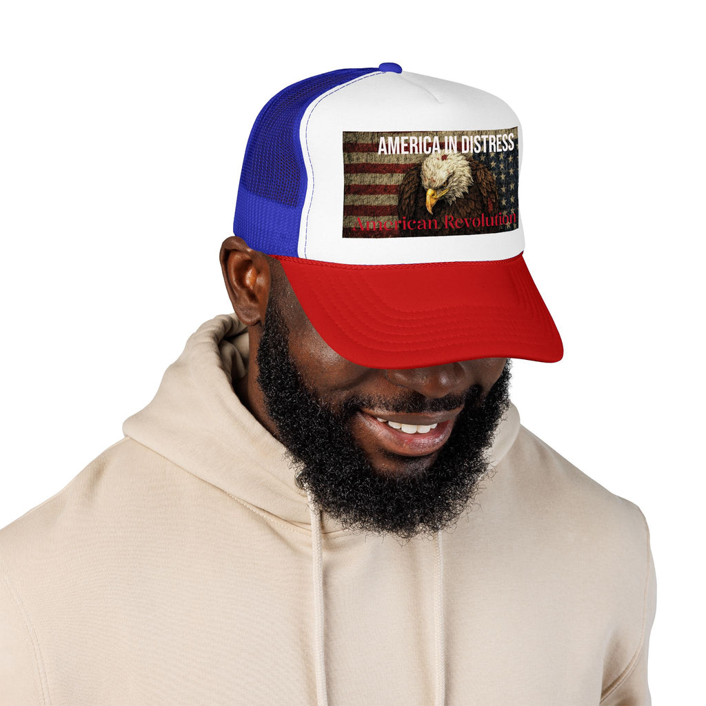 America In Distress Trucker Hat — Revolution Series