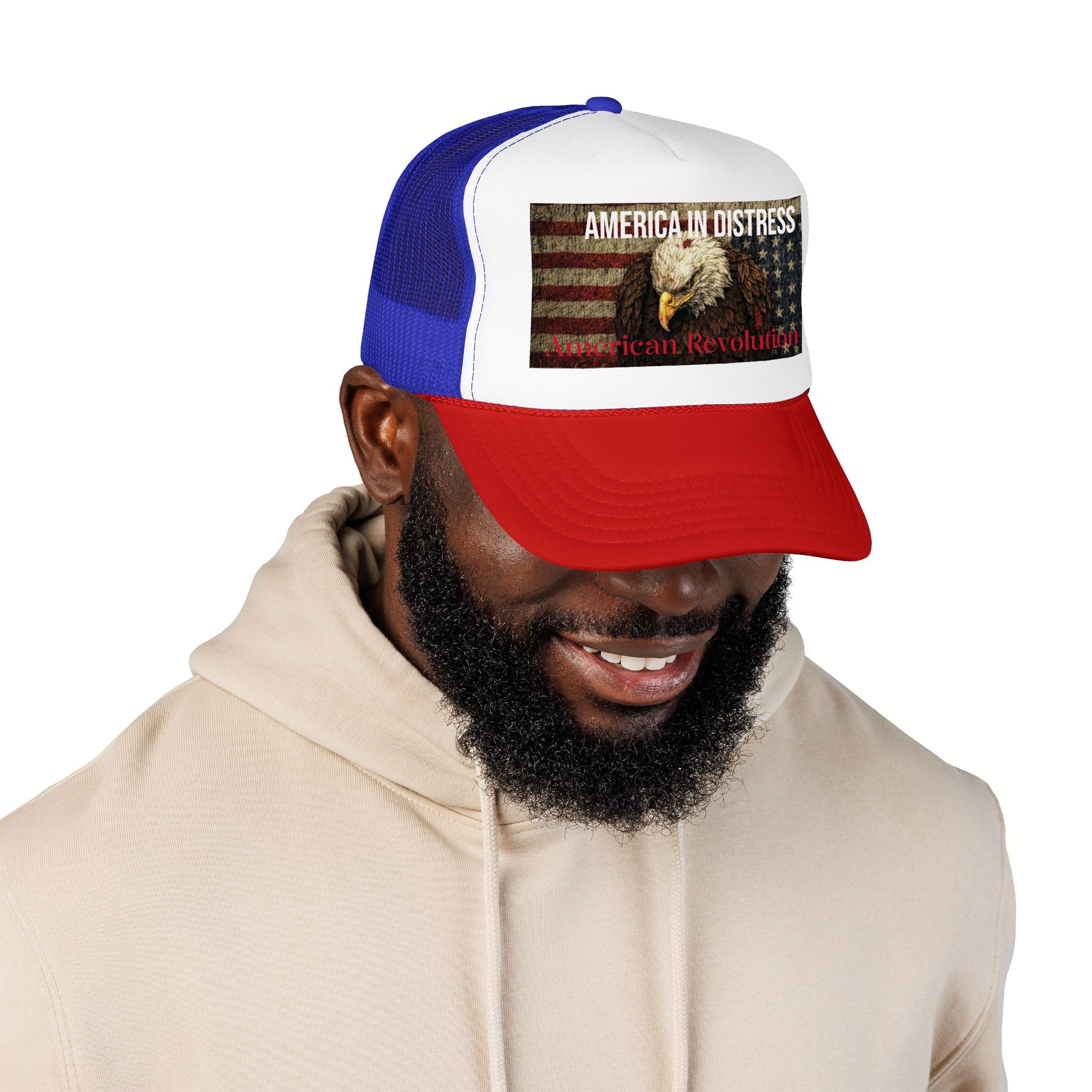 America In Distress Trucker Hat — Revolution Series