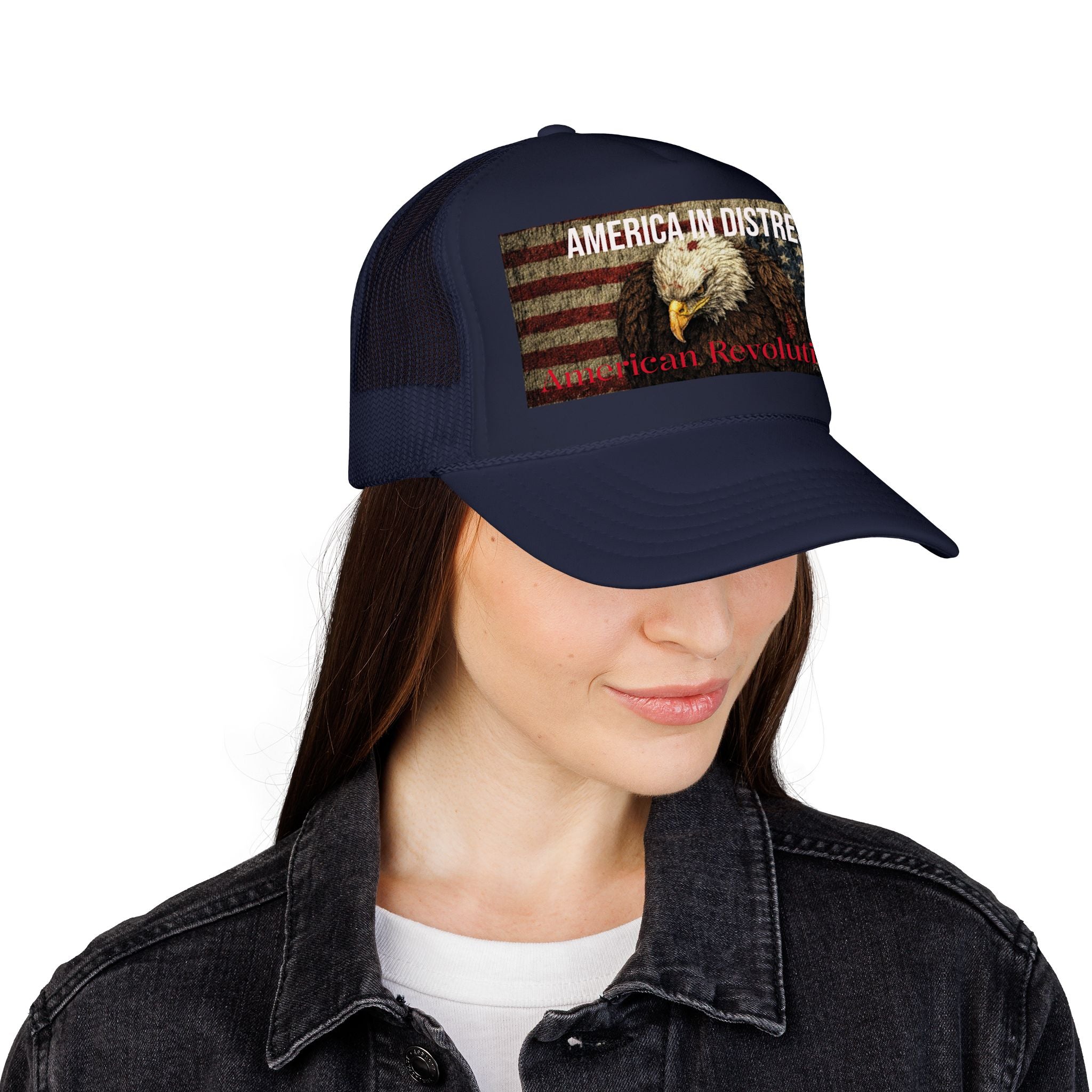America In Distress Trucker Hat — Revolution Series