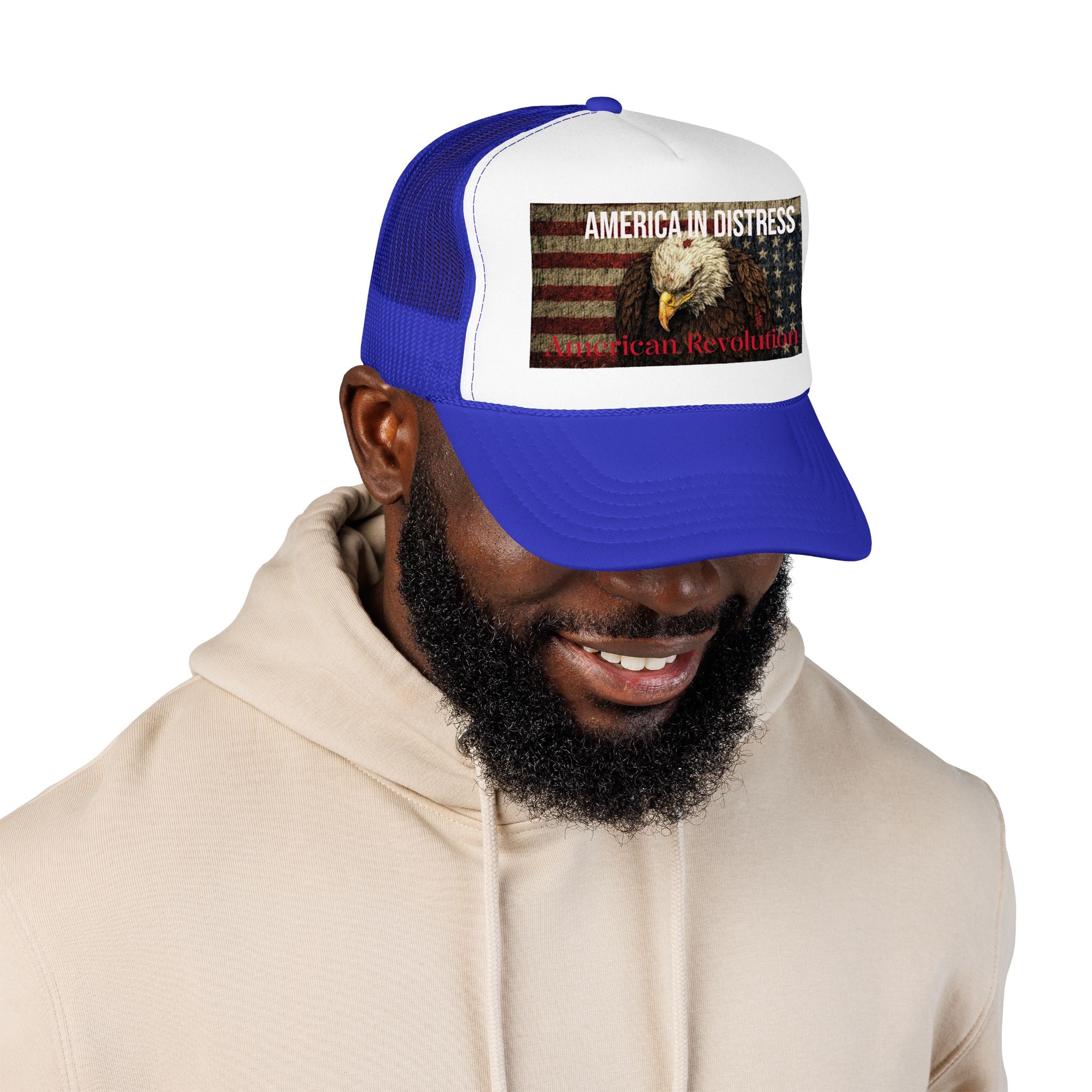 America In Distress Trucker Hat — Revolution Series