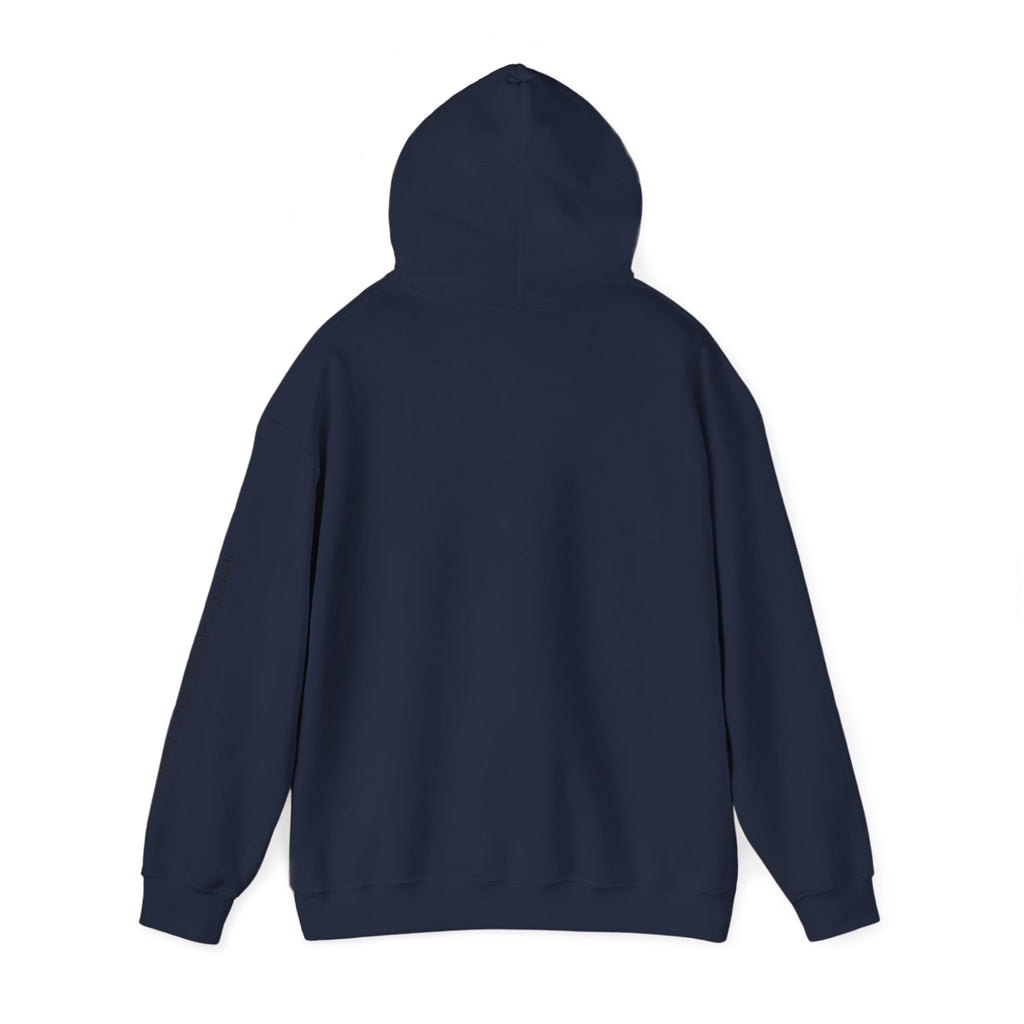 America in Distress Hoodie — Patriotic Eagle Flag Sweatshirt ("American Revolution")
