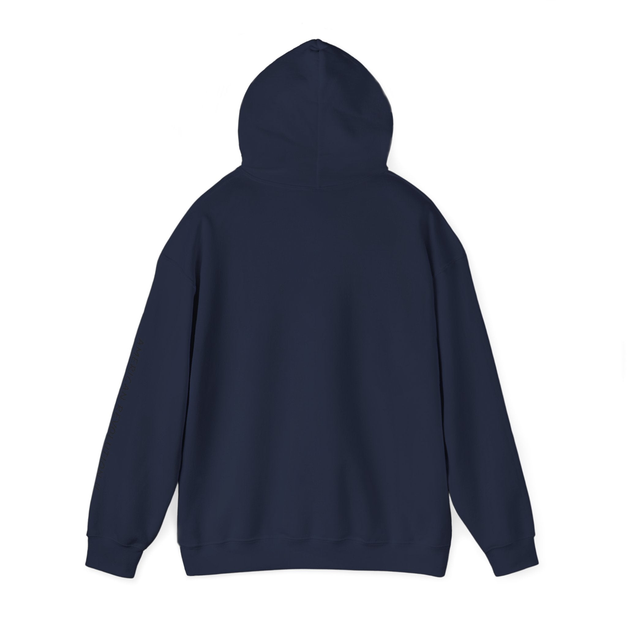 America in Distress Hoodie — Patriotic Eagle Flag Sweatshirt ("American Revolution")