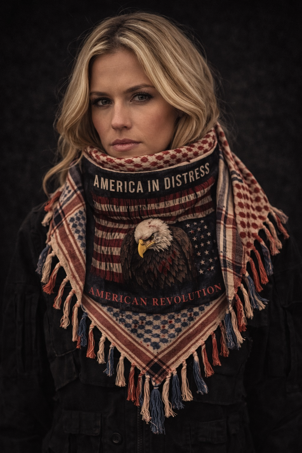 DISTRESSED AMERICAN KEFFIYEH (COMING SOON)