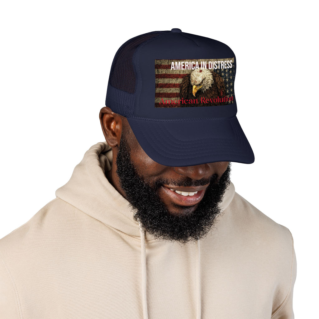 America In Distress Trucker Hat — Revolution Series