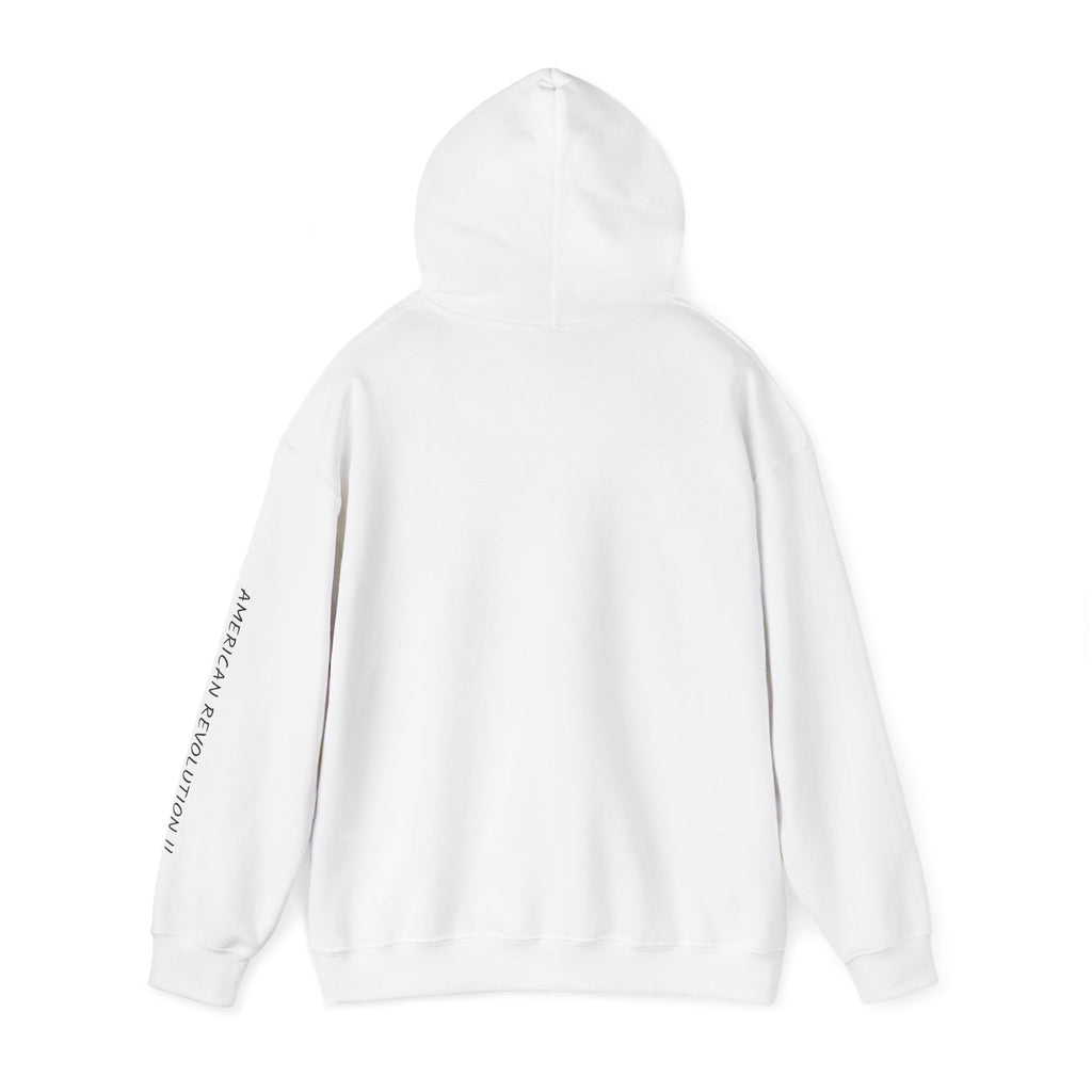 America in Distress Hoodie — Patriotic Eagle Flag Sweatshirt ("American Revolution")