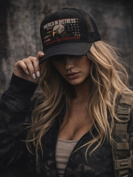 America In Distress Trucker Hat — Revolution Series